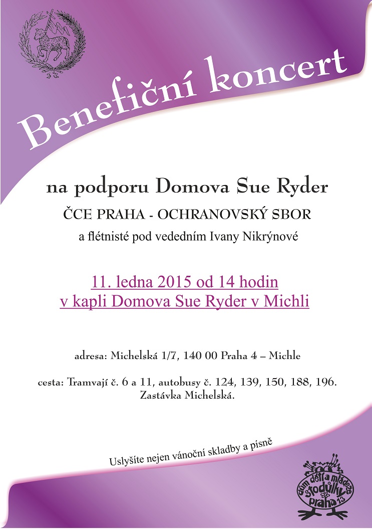 Benefiční koncert ve prospěch Domova Sue Ryder